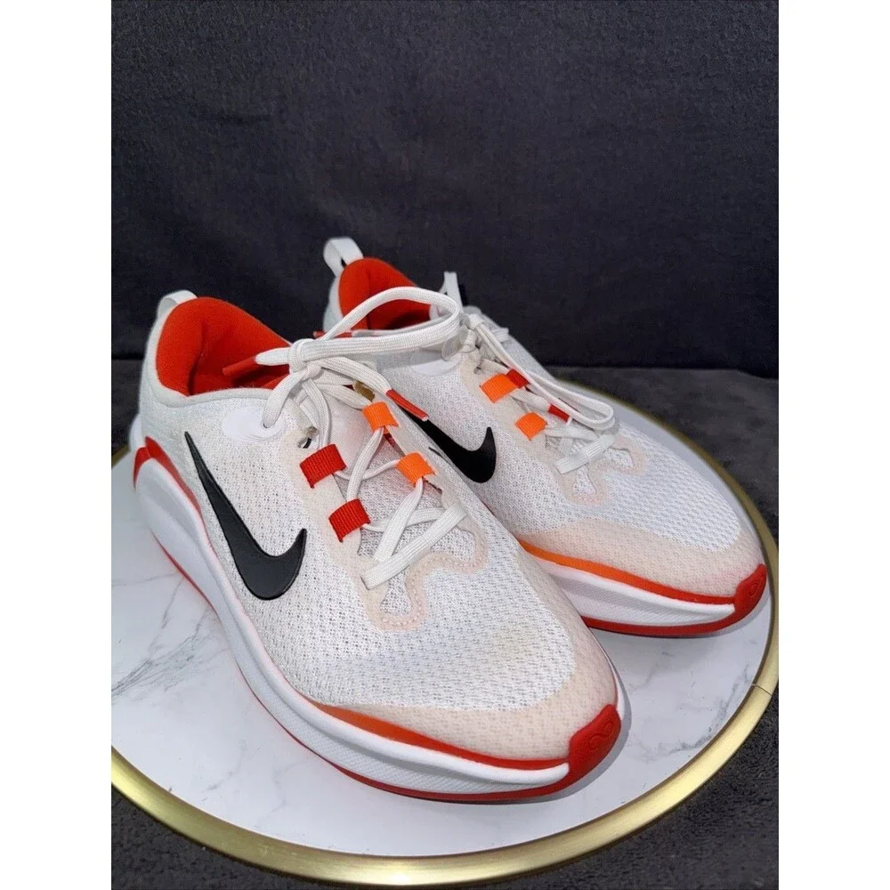Nike Infinity Flow Womens Size 7 Wht Picante Red Athletic Running Shoes Sneaker